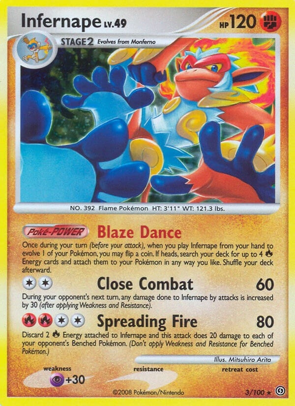 Image for Infernape (Stormfront) (3/100) - Pokemon