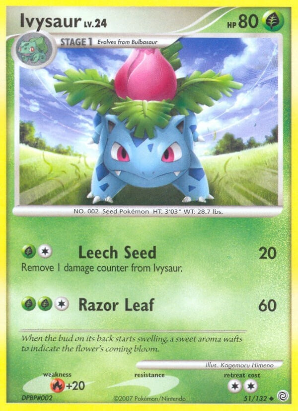 Image for Ivysaur (Secret Wonders) (51/132) - Pokemon