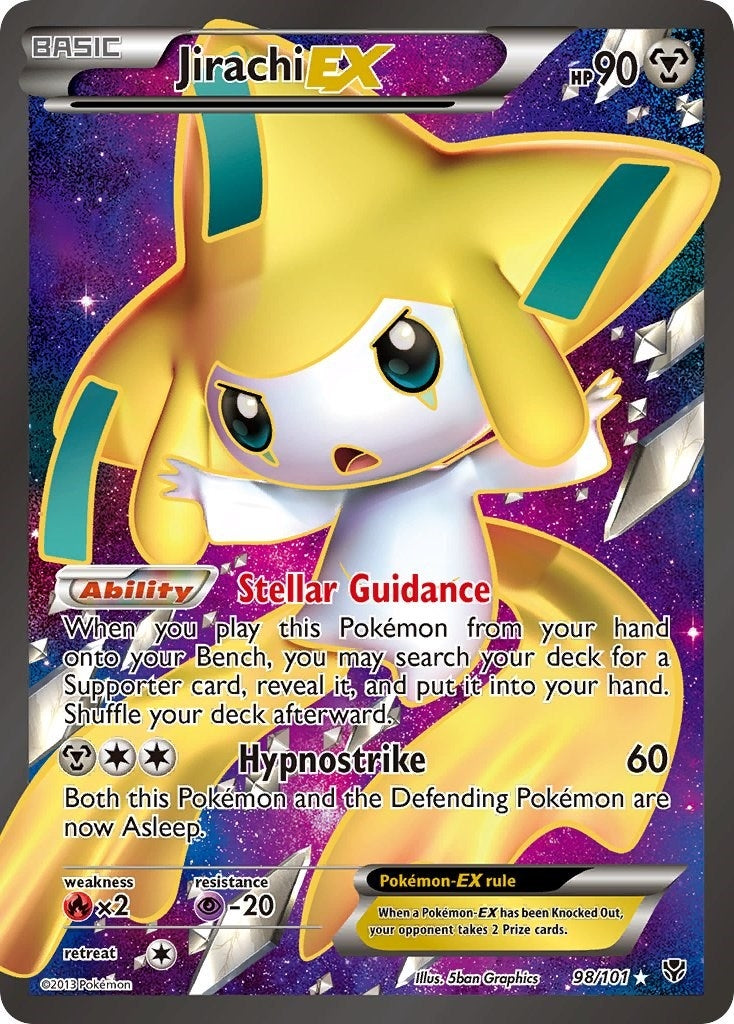 Image for Jirachi EX (98 Full Art) (Plasma Blast) (98/101) - Pokemon