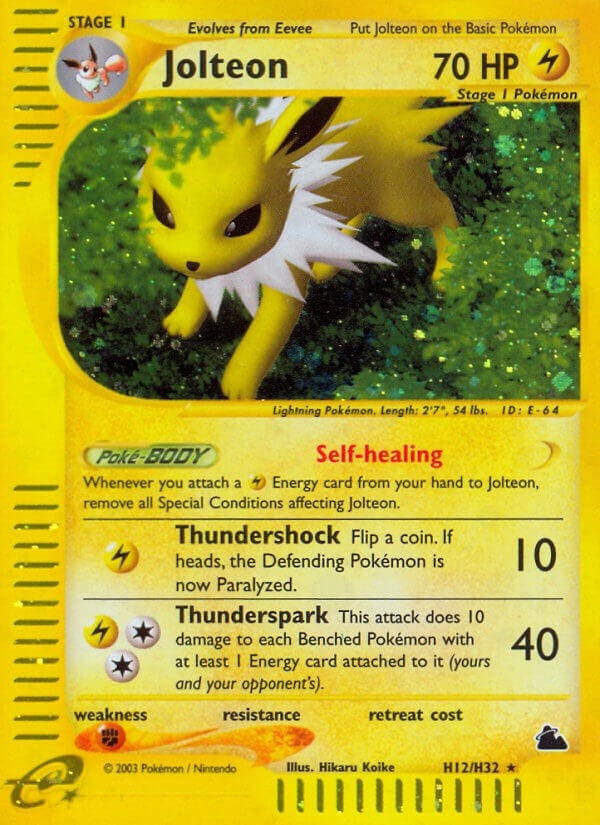 Image for Jolteon (H12) (Skyridge) (H12/H32) - Pokemon
