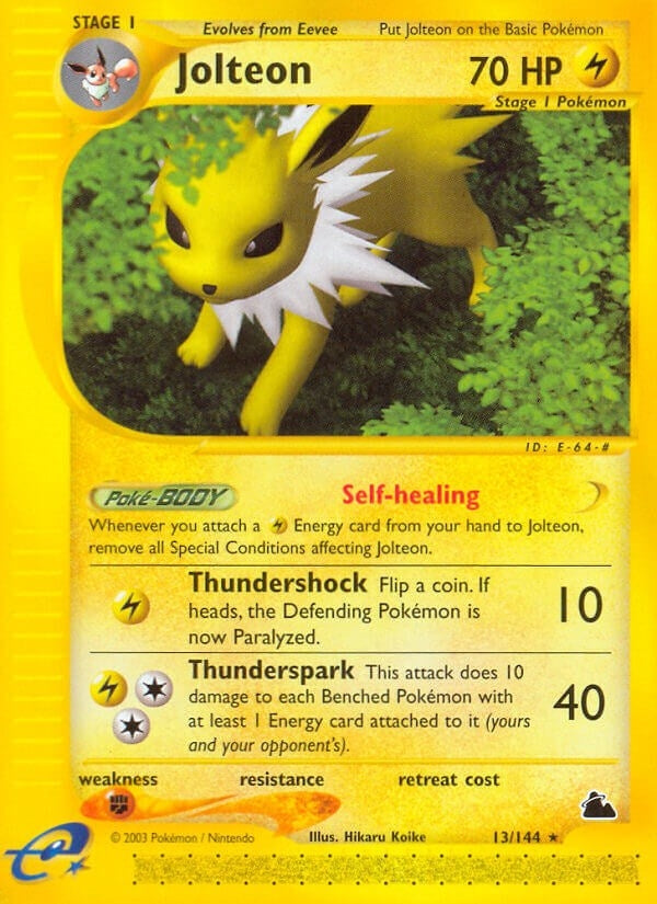 Image for Jolteon (13) (Skyridge) (013/144) - Pokemon