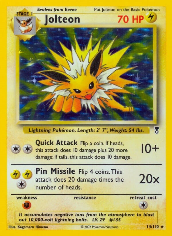 Image for Jolteon (Legendary Collection) (014/110) - Pokemon