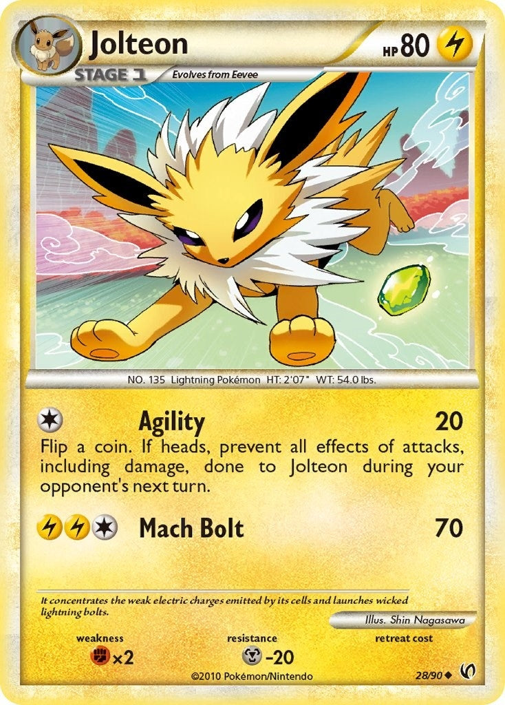 Image for Jolteon (Undaunted) (28/90) - Pokemon