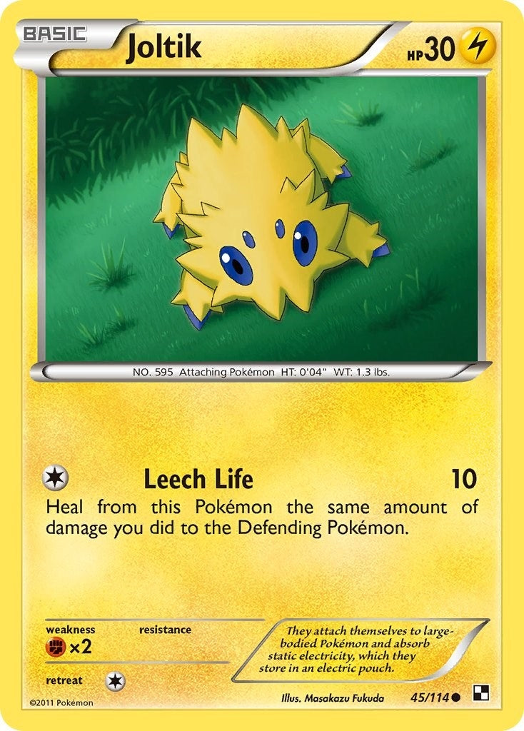 Image for Joltik (45) (Black and White) (45/114) - Pokemon