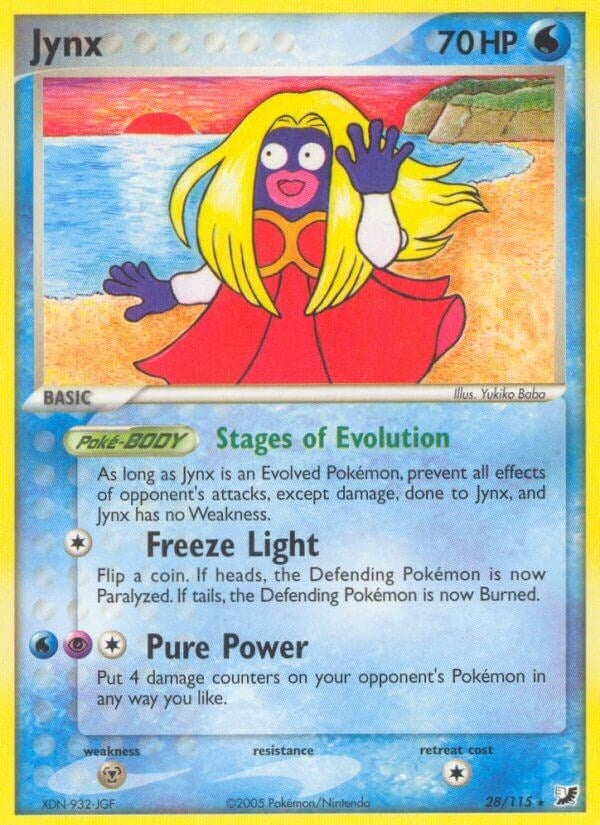 Image for Jynx (Unseen Forces) (28/115) - Pokemon