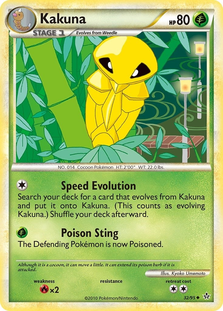Image for Kakuna (Unleashed) (32/95) - Pokemon