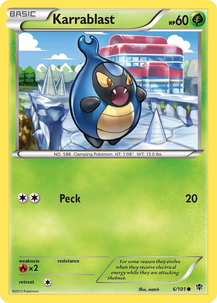 Image for Karrablast (Plasma Blast) (6/101) - Pokemon