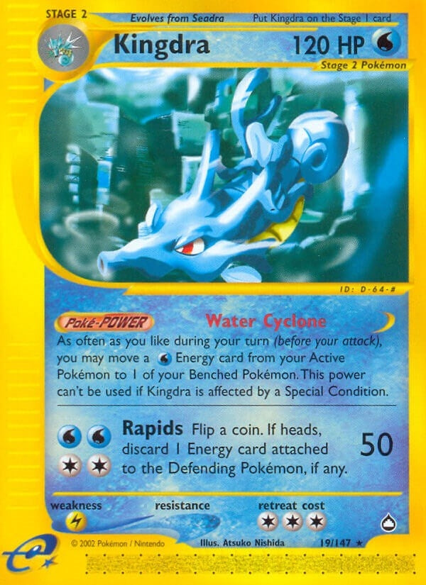 Image for Kingdra (19) (Aquapolis) (019/147) - Pokemon