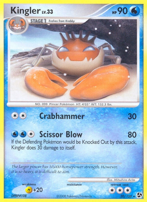 Image for Kingler (Great Encounters) (20/106) - Pokemon