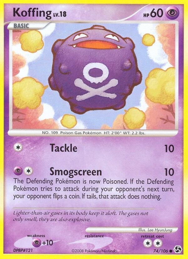 Image for Koffing (Great Encounters) (74/106) - Pokemon