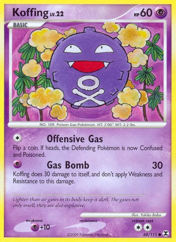 Image for Koffing (Rising Rivals) (68/111) - Pokemon