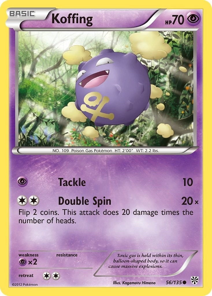 Image for Koffing (56) (Plasma Storm) (56/135) - Pokemon