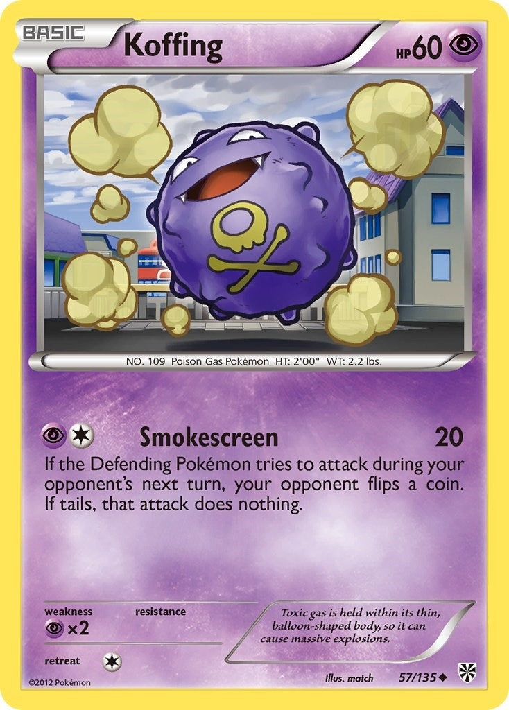 Image for Koffing (57) (Plasma Storm) (57/135) - Pokemon