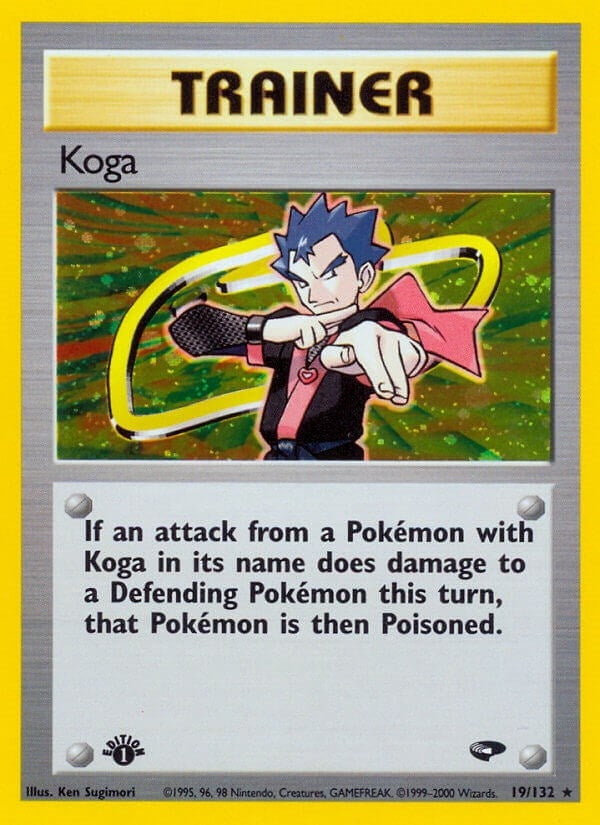 Image for Koga (19) (Gym Challenge) (019/132) - Pokemon