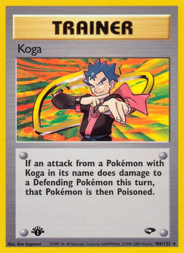 Image for Koga (106) (Gym Challenge) (106/132) - Pokemon