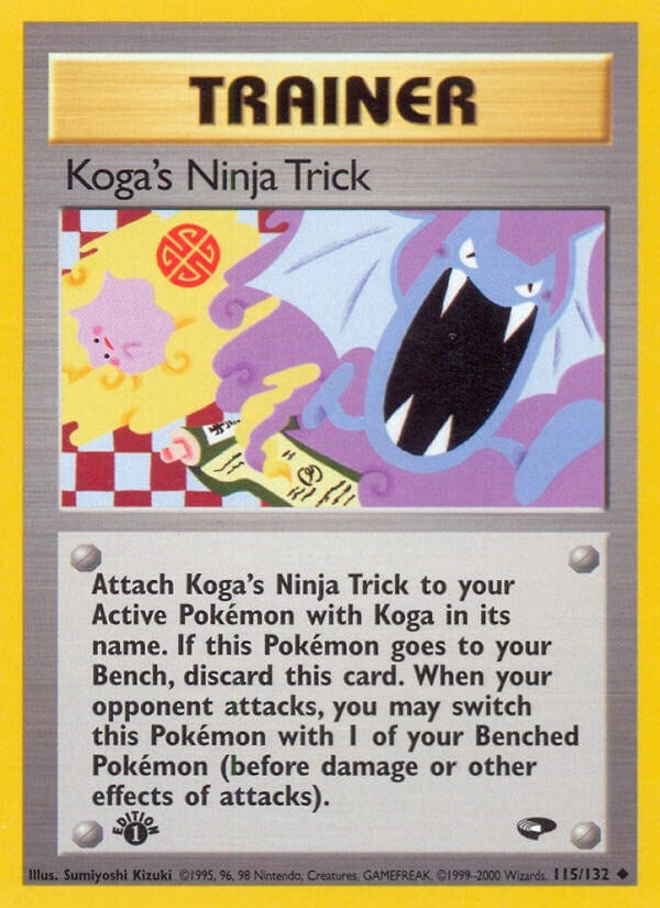 Image for Koga's Ninja Trick (Gym Challenge) (115/132) - Pokemon