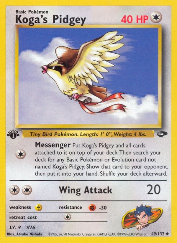 Image for Koga's Pidgey (49) (Gym Challenge) (049/132) - Pokemon