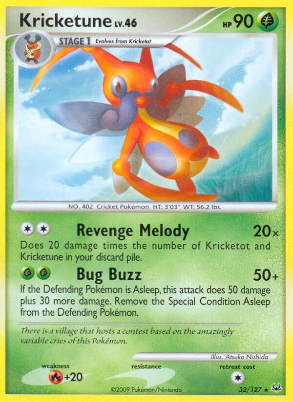Image for Kricketune (Platinum) (32/127) - Pokemon