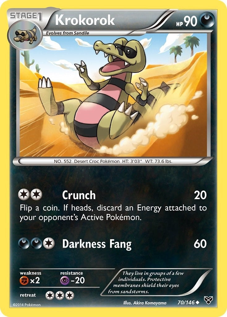 Image for Krokorok (XY Base Set) (70/146) - Pokemon