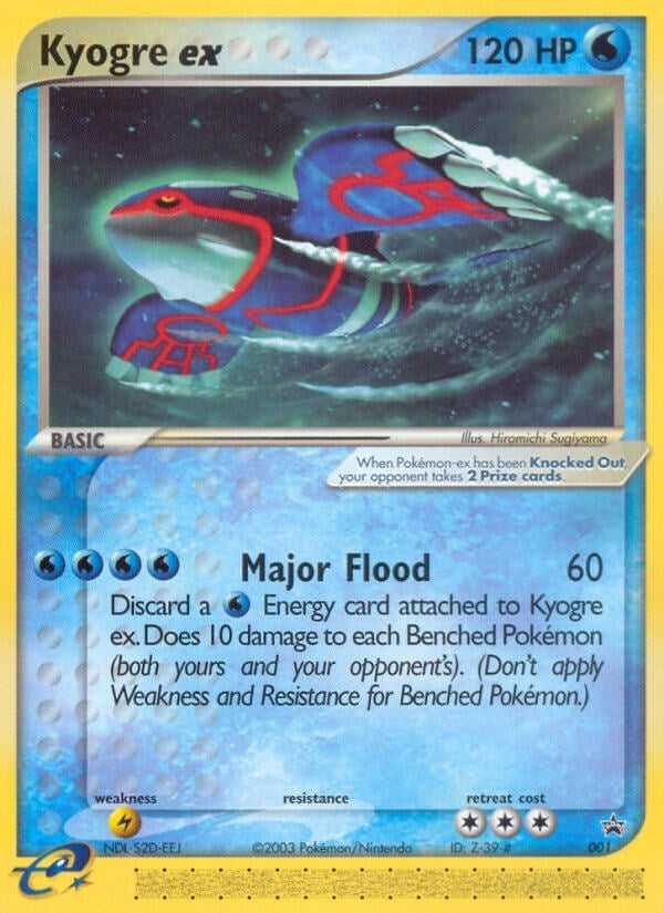 Image for Kyogre ex - 001 (Nintendo Power Magazine) (Nintendo Promos) (001) - Pokemon