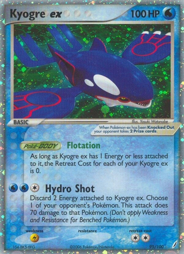 Image for Kyogre ex (Crystal Guardians) (95/100) - Pokemon