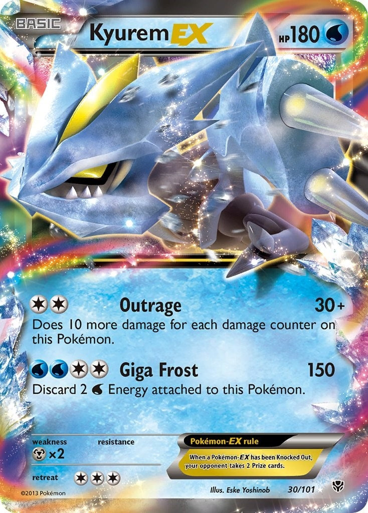 Image for Kyurem EX (Plasma Blast) (30/101) - Pokemon