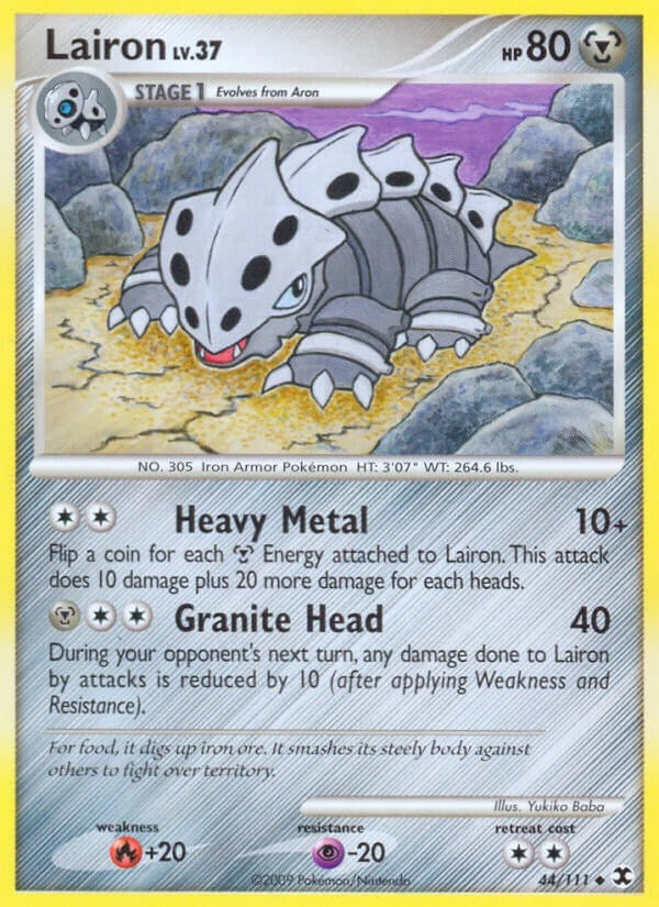 Image for Lairon (Rising Rivals) (44/111) - Pokemon