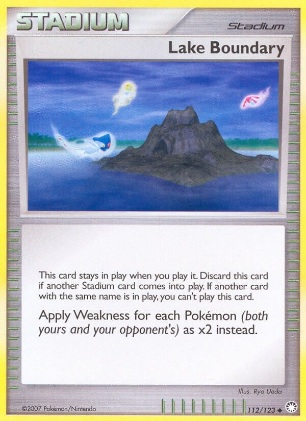 Image for Lake Boundary (Mysterious Treasures) (112/123) - Pokemon