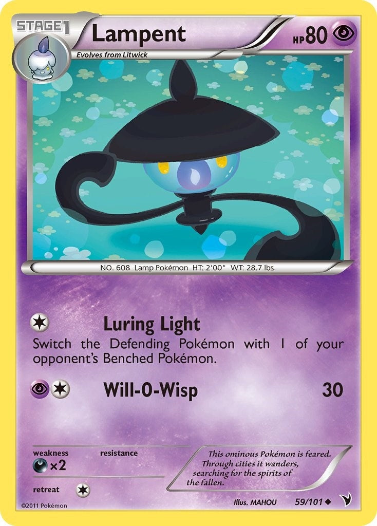 Image for Lampent (Noble Victories) (59/101) - Pokemon