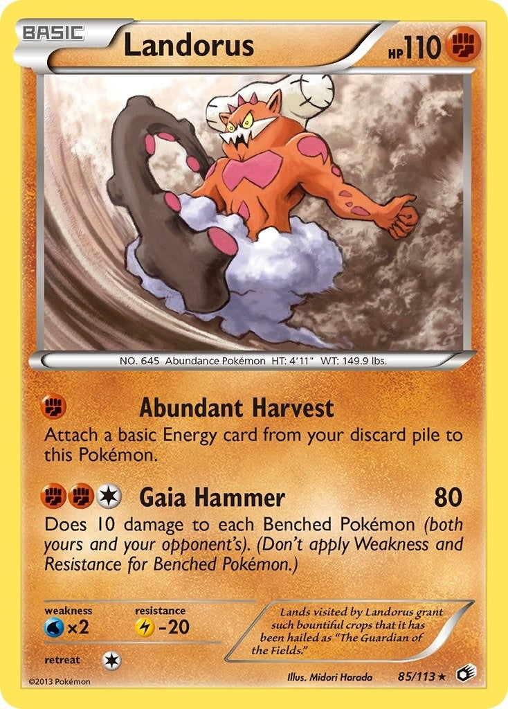 Image for Landorus (Legendary Treasures) (85/113) - Pokemon