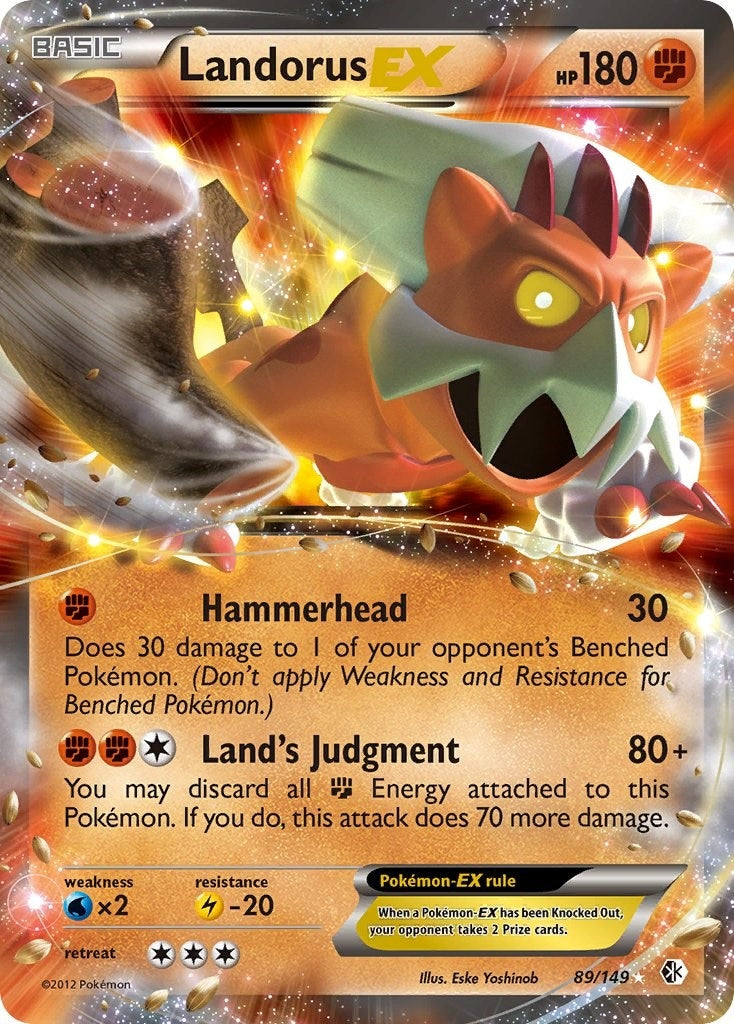 Image for Landorus EX (Boundaries Crossed) (89/149) - Pokemon