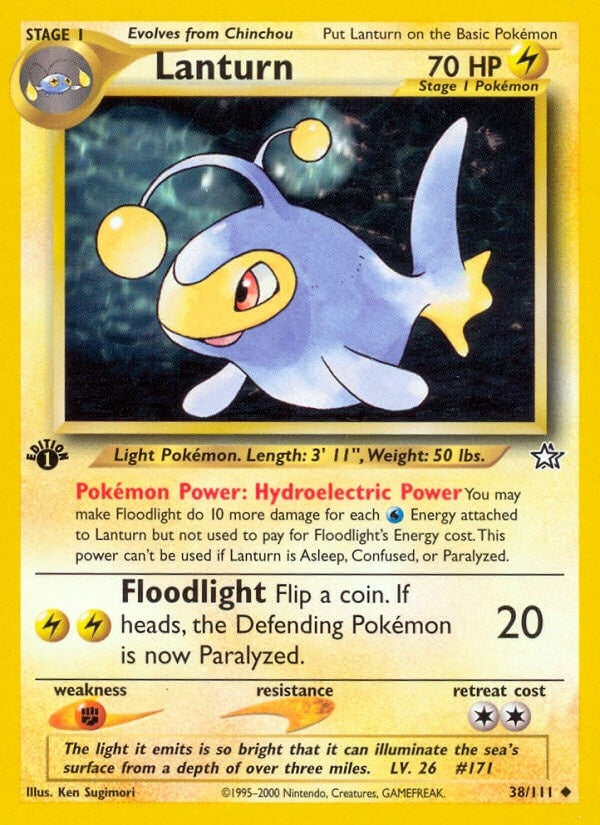 Image for Lanturn (Neo Genesis) (038/111) - Pokemon