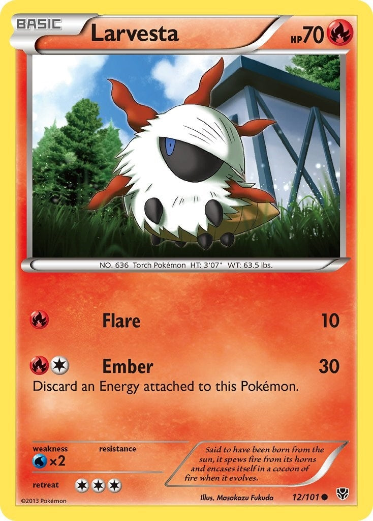 Image for Larvesta (Plasma Blast) (12/101) - Pokemon