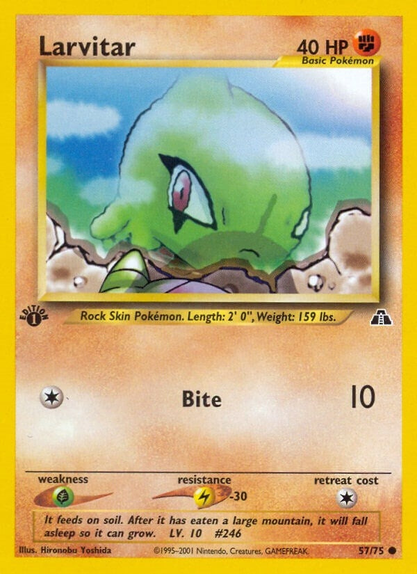 Image for Larvitar (Neo Discovery) (57/75) - Pokemon