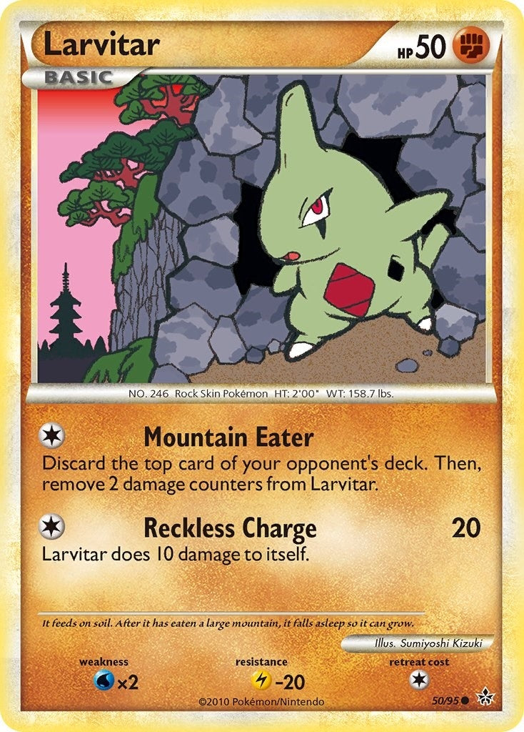 Image for Larvitar (50) (Unleashed) (50/95) - Pokemon