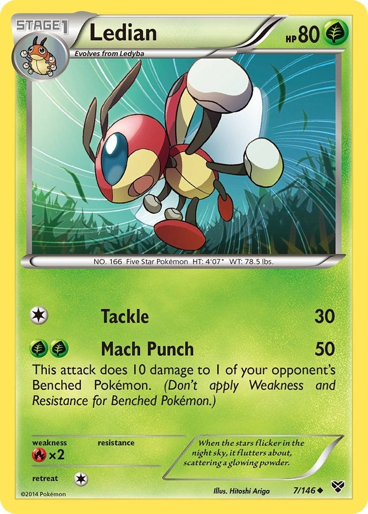 Image for Ledian (XY Base Set) (7/146) - Pokemon