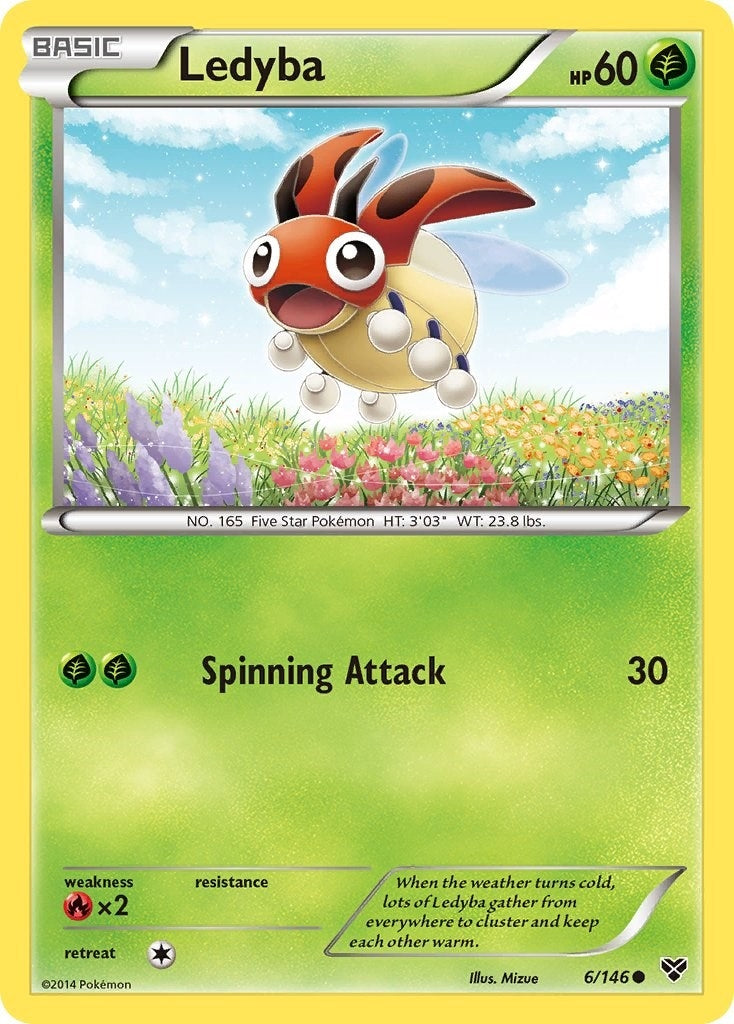 Image for Ledyba (XY Base Set) (6/146) - Pokemon
