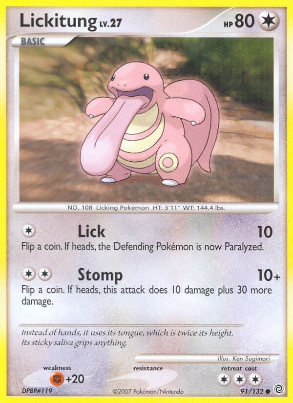 Image for Lickitung (Secret Wonders) (91/132) - Pokemon