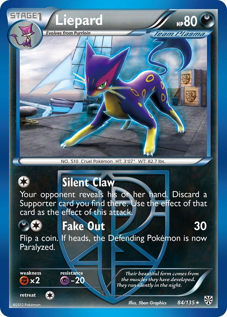 Image for Liepard (Team Plasma) (Plasma Storm) (84/135) - Pokemon