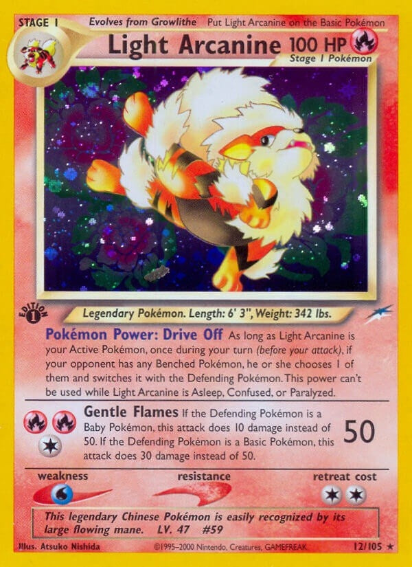 Image for Light Arcanine (Neo Destiny) (012/105) - Pokemon