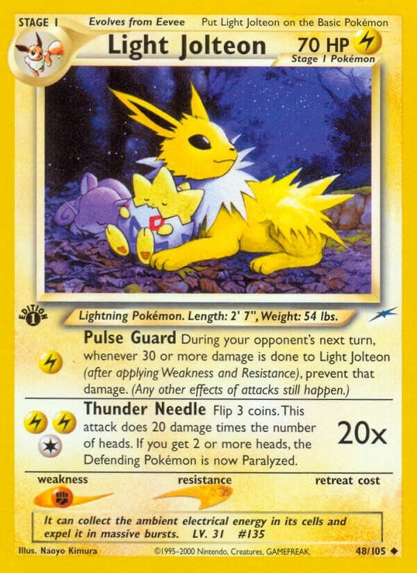 Image for Light Jolteon (Neo Destiny) (048/105) - Pokemon