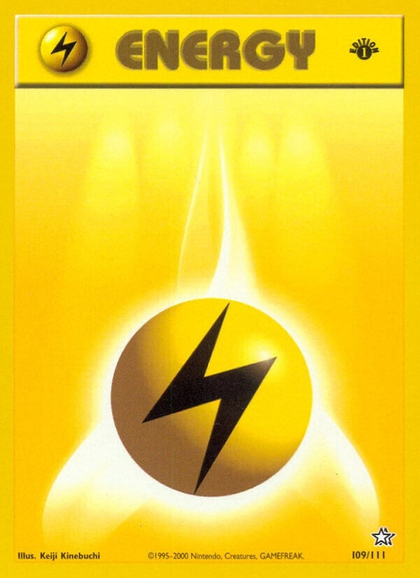 Image for Lightning Energy (Neo Genesis) (109/111) - Pokemon