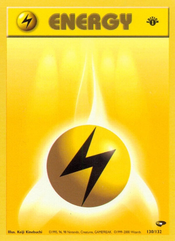 Image for Lightning Energy (Gym Challenge) (130/132) - Pokemon
