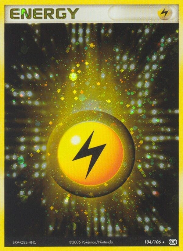 Image for Lightning Energy (Emerald) (104/106) - Pokemon