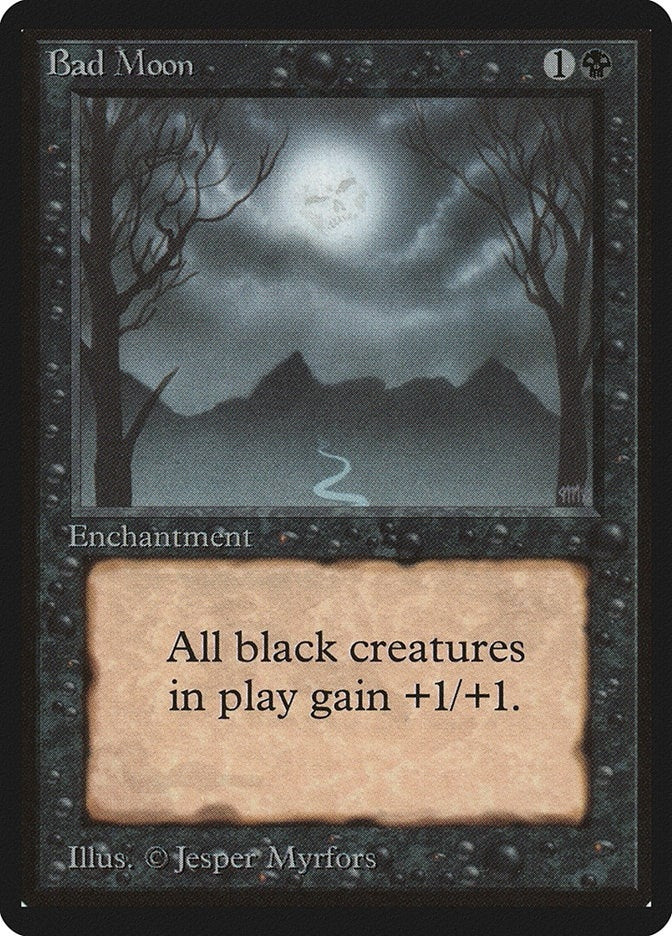 Image for Bad Moon (Beta Edition) - Magic: The Gathering