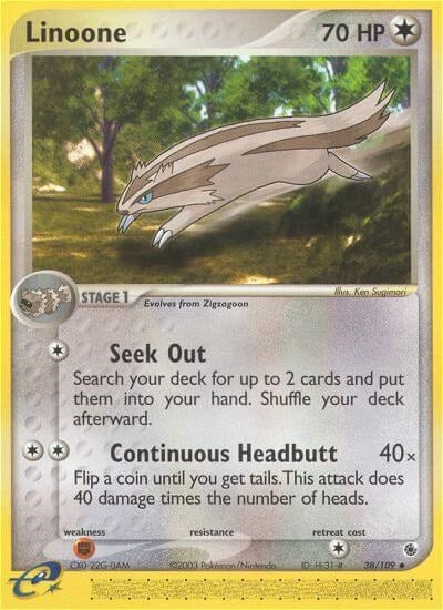 Image for Linoone (Ruby and Sapphire) (38/109) - Pokemon