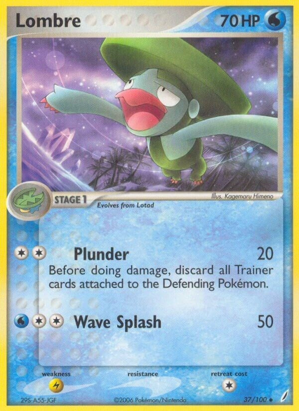 Image for Lombre (Crystal Guardians) (37/100) - Pokemon