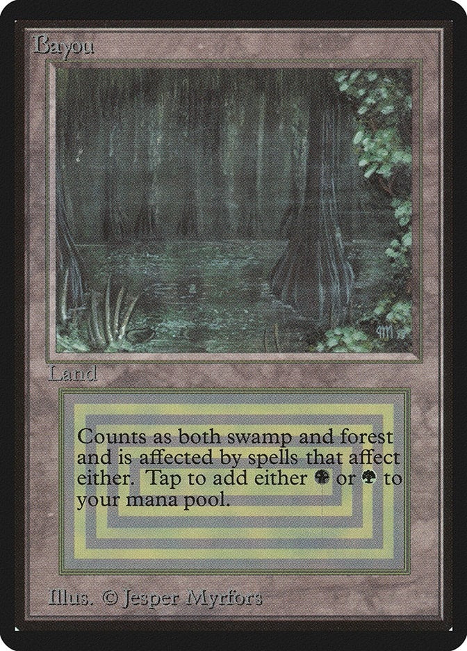 Image for Bayou (Beta Edition) - Magic: The Gathering