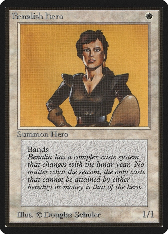 Image for Benalish Hero (Beta Edition) - Magic: The Gathering