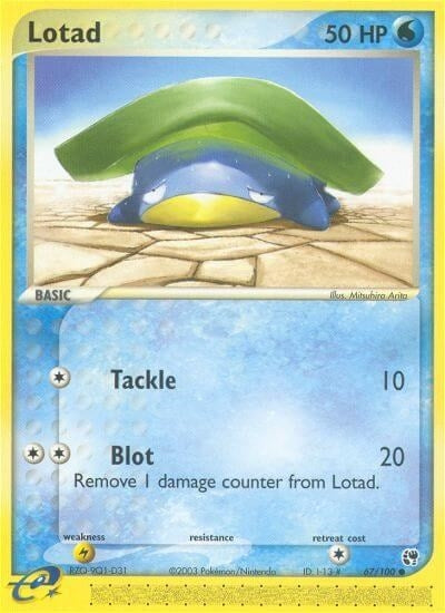 Image for Lotad (Sandstorm) (67/100) - Pokemon